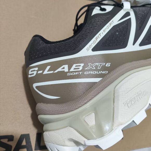 Salomon S-LAB XT6 Black Gray Beige Technical Sneaker main image 5